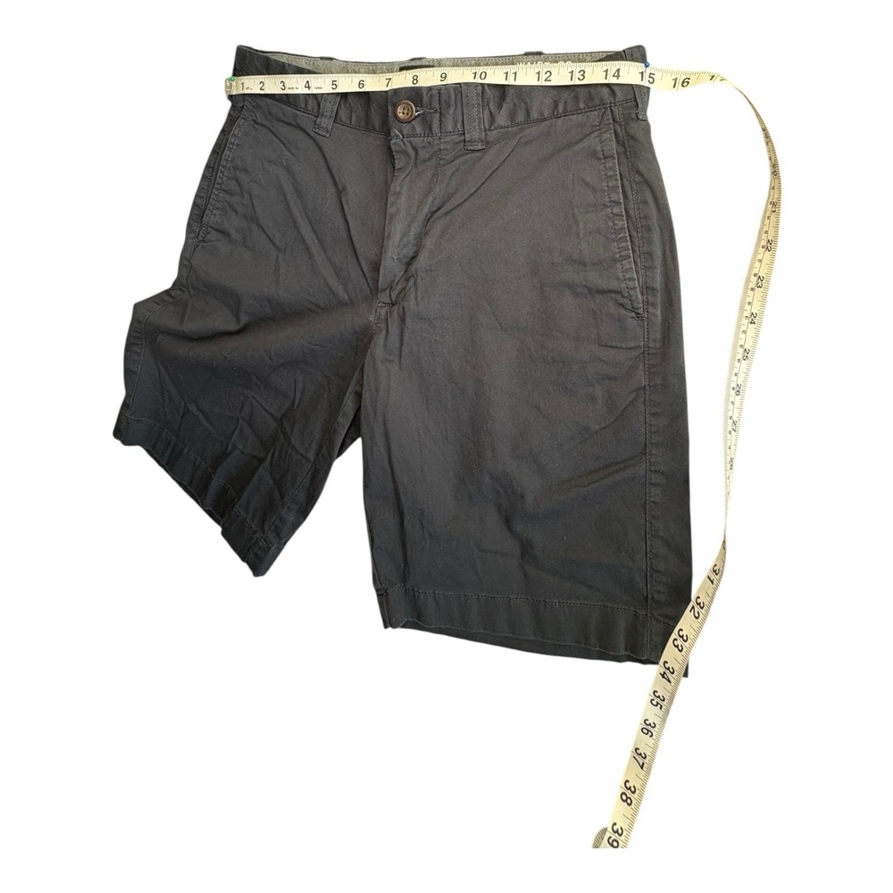J.Crew Stretch Chino Shorts Mens 29 Navy Blue Flat Front 9" Inseam - Picture 8 of 8